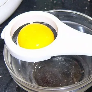 Обработанный разделитель желтка и белка яйцо белый сепаратор разделяющая воронка ложка инструменты для яиц приготовления яиц инструменты для приготовления пищи разделители DFDQ12