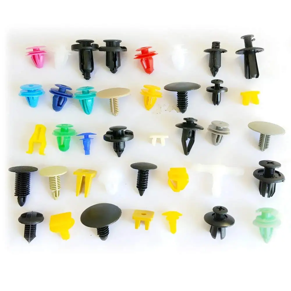 500pcs Universal Car Auto Bumper Fastener Rivets Push Clips Fender Replacement