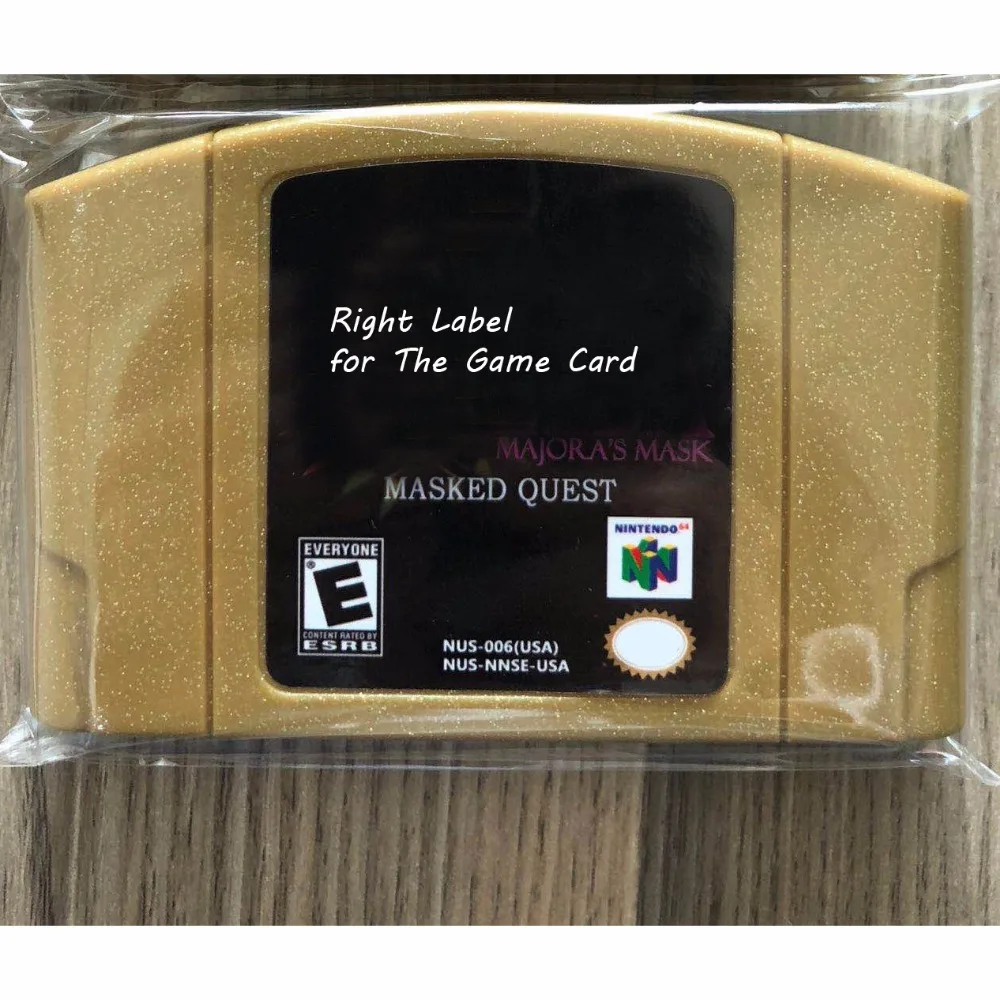 

High Quality Majora's Mask Masked Quest USA Version 64Bit Game Cartridge