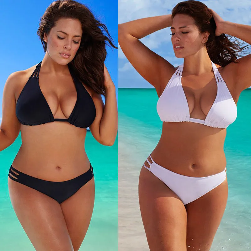 

Plus Size Women Bikini Set Biquini Low Waist Push Up Big Size Swimsuit Swimwear Large Size Bikini Feminina Bathing Suits 4XL