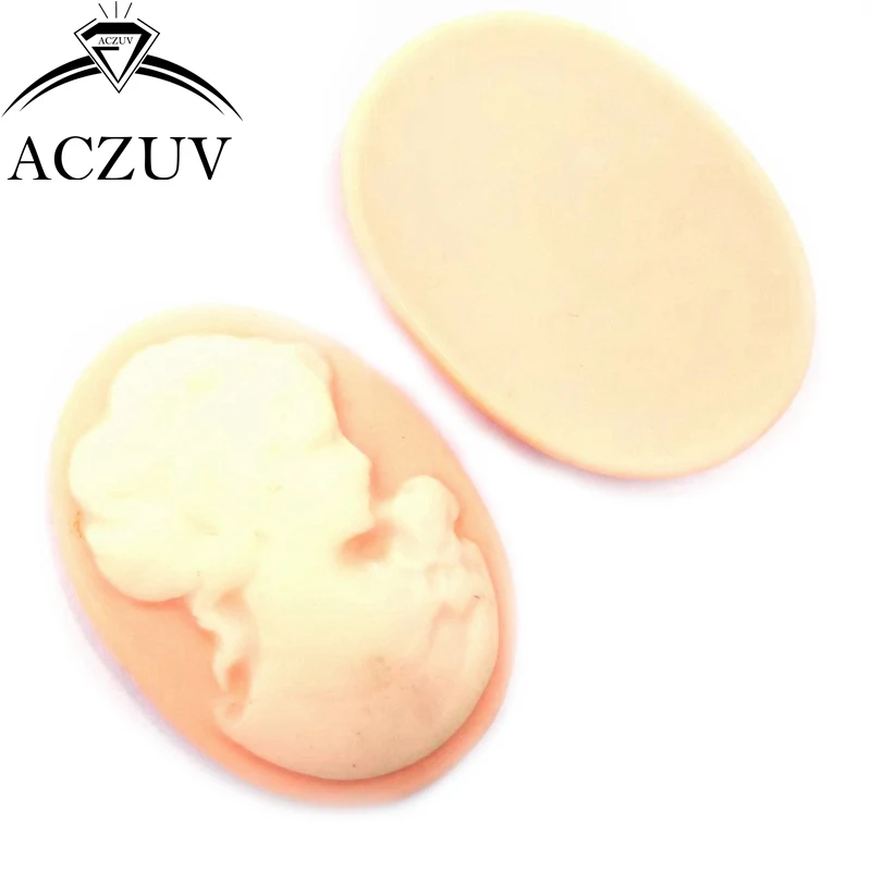 01 beauty lady cameo cabochons (7)