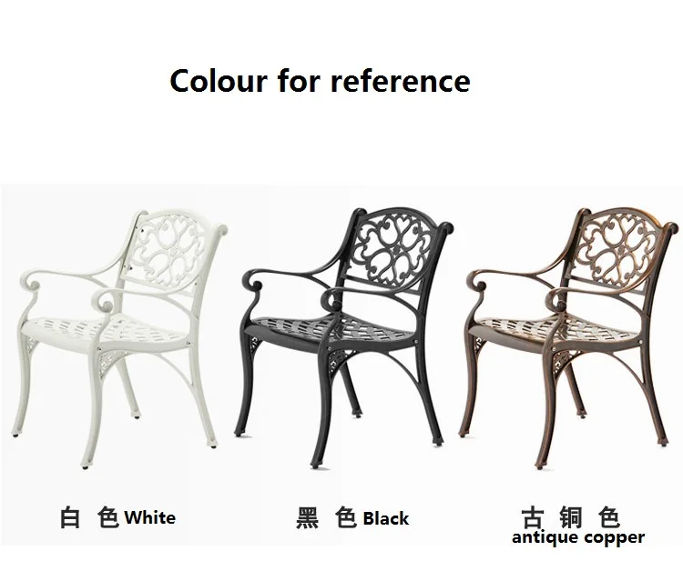 Уличные столы и стулья из литого алюминия, садовые балконные столы и стулья, домашние столы и стулья для отдыха