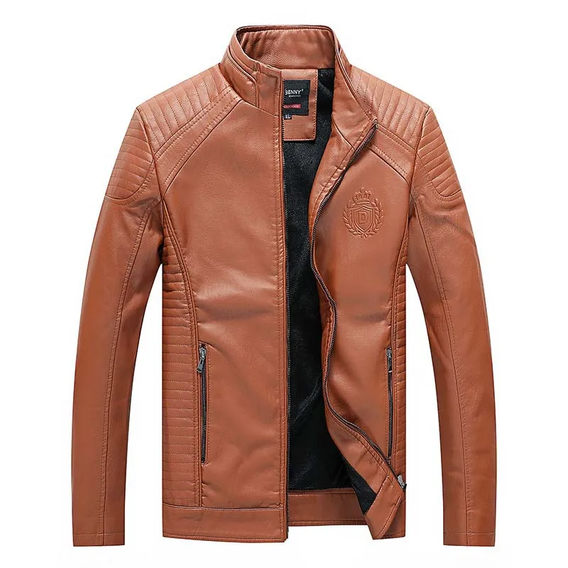 BOLUBAO, зимние мужские пальто из искусственной кожи, новые модные брендовые теплые одноцветные мужские Куртки из искусственной кожи, мужские повседневные кожаные куртки