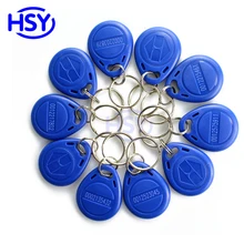 HSY 50 шт. RFID Брелок 125 кГц EM ID брелок контроля доступа, брелки для ключей, TK4100 Keytag