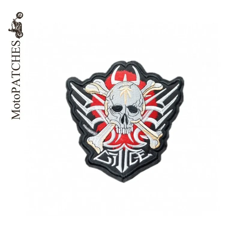 Human Skeleton Patch Motorcycle Riders Jacket Embroidered Custom Iron