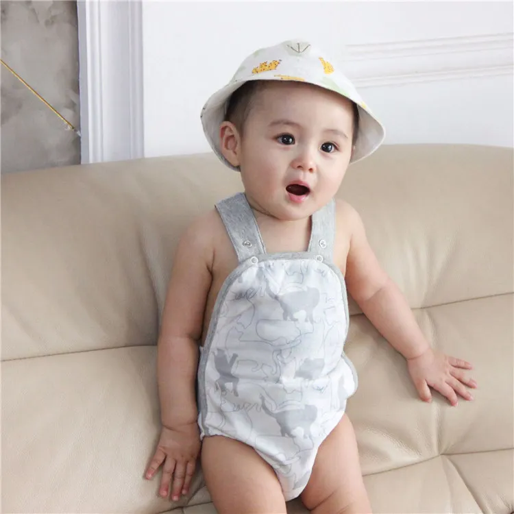 New 2018 Fashion Baby Bodysuits summer Babies Newborn Cotton Body Baby Sleeveless Infant baby Boy Girl Clothes 0-18M (1)