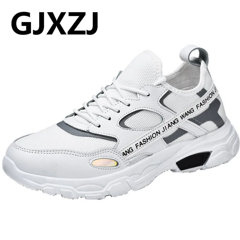 

Outdoor soft bottom breathable spring casual old tide brand wild men's net red super fire thick sole single net men's shoes