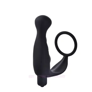 10 Speeds Vibrating Butt Plug Anal Hook, Silicone Prostata Massage Gay Tail Anal Cock Rings Plug Sex Toys For Men. 3