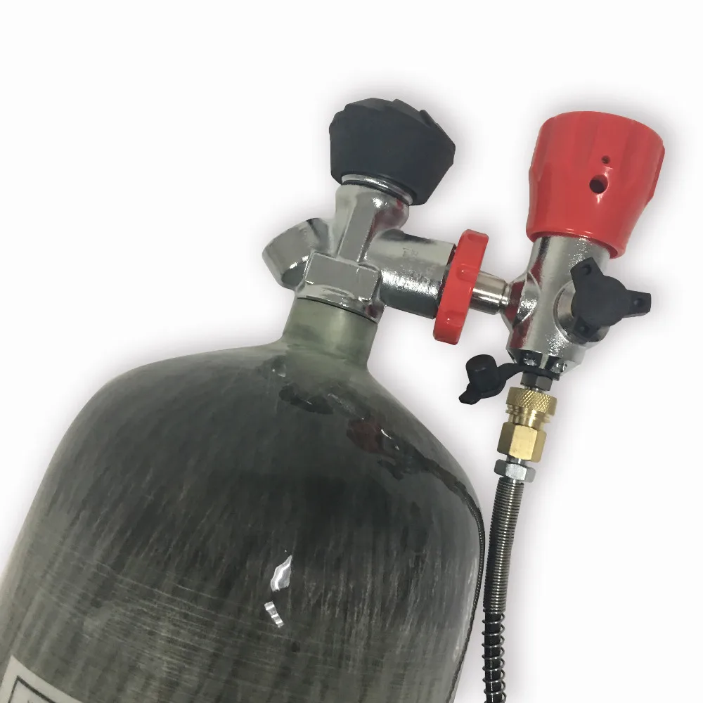Acecare Full set 9L SCBA PCP air rifle airforce condor 4500psi carbon fiber tank with valve & fill station -M Acecare Full set 9L SCBA PCP air rifle airforce condor 4500psi carbon fiber tank with valve & fill station -M