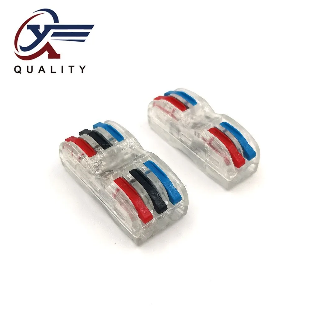 

In bulk Wago Type Electrical Wiring Terminals Household Wire Connectors Fast Terminals For Connection Of Wires Lamps And Lantern