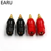 1pair(black+red) Terminals Red Black Connector Amplifier Terminal Binding Post Banana Speaker Plug Jack Adapter Socket ► Photo 2/6