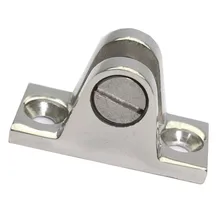 Big Heavy 55*26 мм* 1 Duty Deck 90 Градусов Крепление навеской дюймов 316 нержавеющая сталь Bimini Топ фитинг Морская Лодка яхты