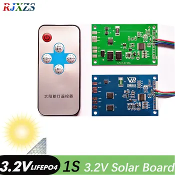 

1S 3.2v lifepo4 3.7V li-iondiode power board large power board with remote controller for solar panel led lighting
