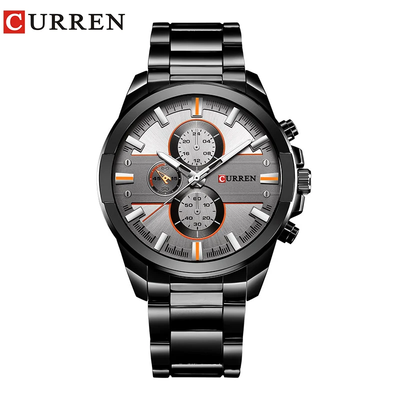 

Curren 8274 Top Brand Luxury Watches Mens Full Steel Fashion Casual Quartz Wristwatch Male Sports Relogio Masculino