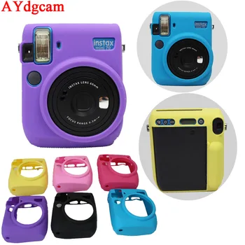 

Nice Soft Camera Bag For e FUJI Fujifilm Instax Mini 70 mini 70 Silicone Case Rubber Camera case Protective Body Cover Skin