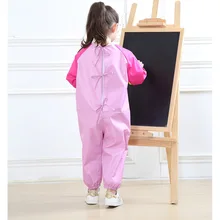 70-120 см сиамское детское Свободное платье для мальчиков и девочек, детские непромокаемые костюмы для игры с песком, нескользящая одежда для альпинизма, грязная одежда