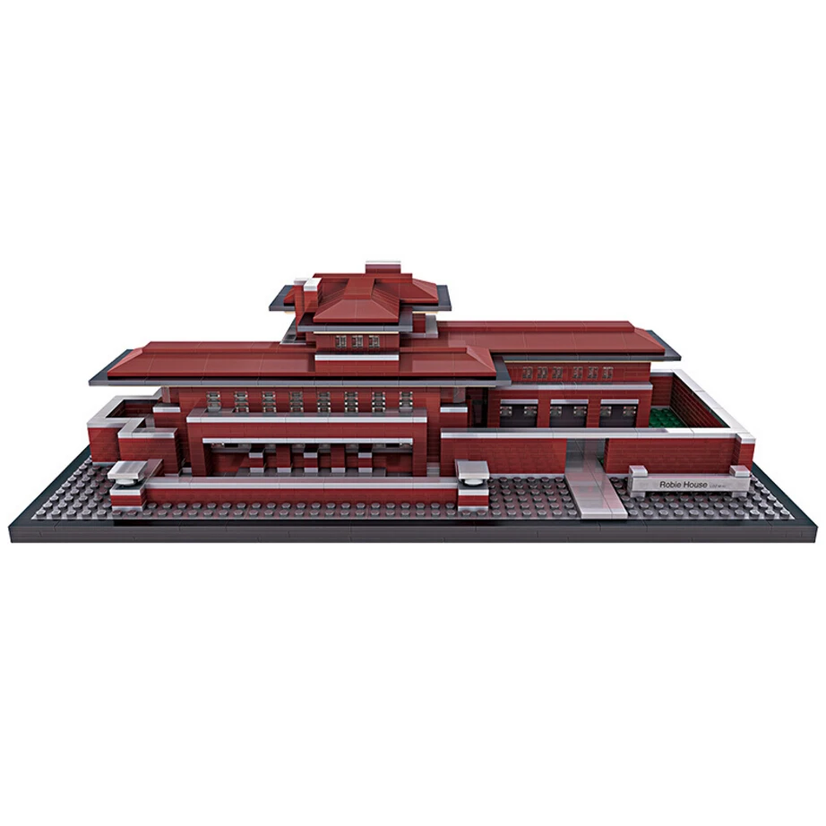 

Compatible with Lego Architecture Series 21010 model 17007 2326pcs The Robie House Set building blocks bricks toys for children