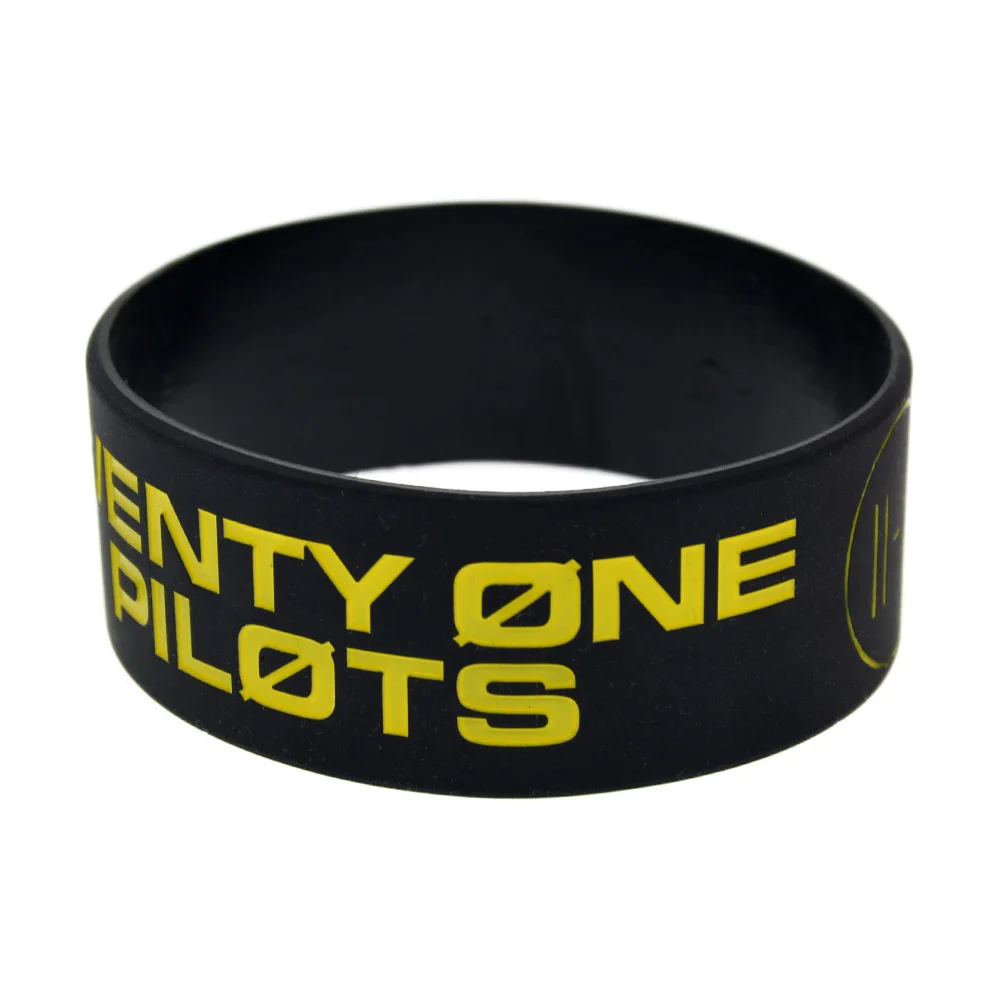 1 шт. черный Twenty One Pilots Тренч силиконовый браслет для музыкального концерта