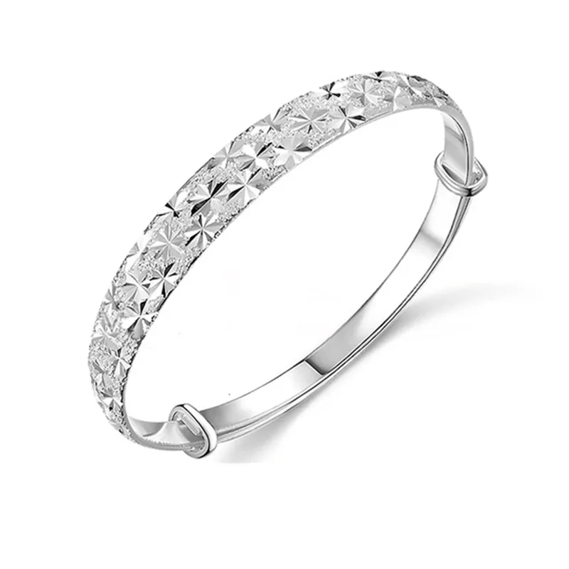

Stars bracelet Sterling bracelet size adjustable bangle Female jewelery bracelet