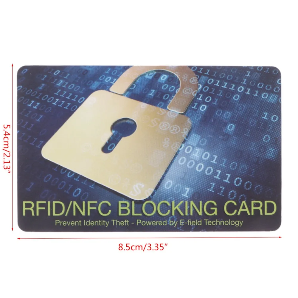 Защита кредитной карты RFID Блокировка NFC сигналы щит безопасный для паспорта кошелек
