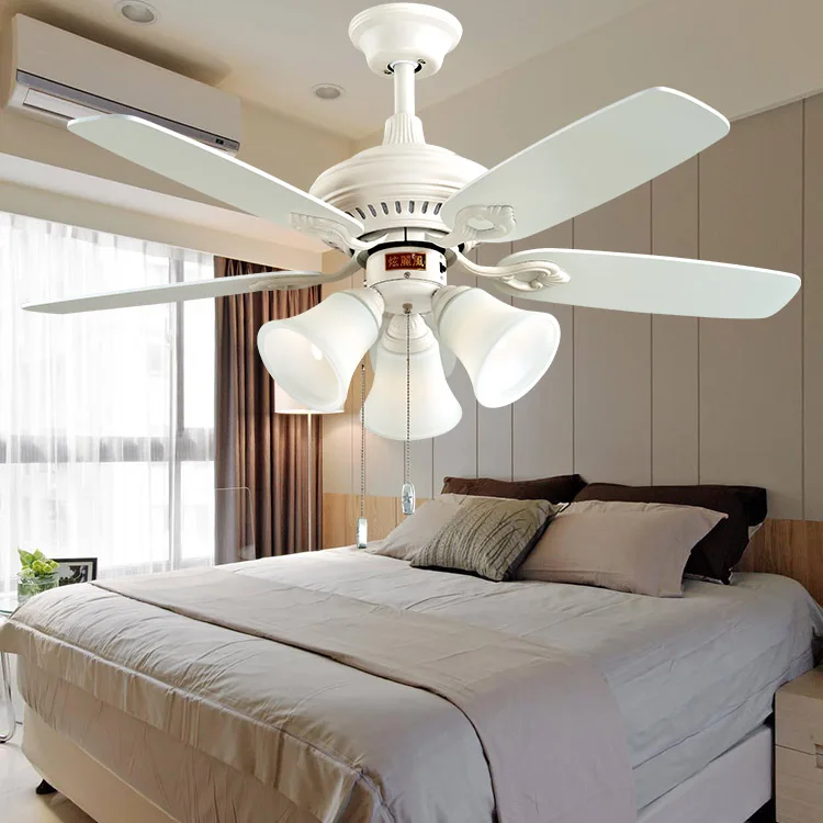Ceiling Fan Lights Wood American Lights Fans Bedroom