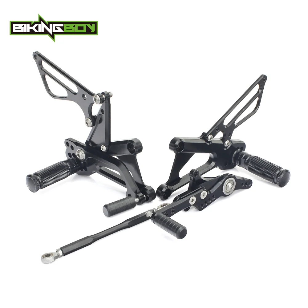 

BIKINGBOY CNC Adjustable Footpegs Foot Rests Rearsets for TRIUMPH DAYTONA 675 STREET TRIPLE 675 06 07 08 2009 2010 2011 2012