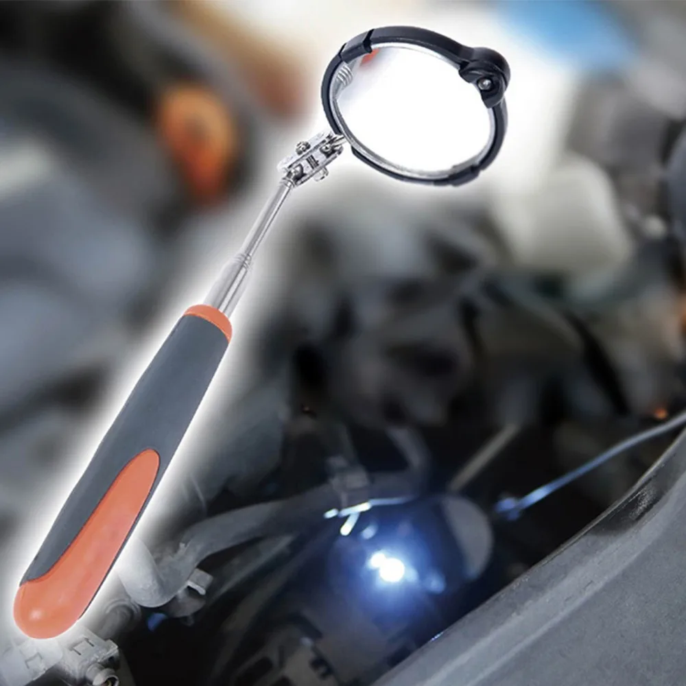 Выдвижной Автомобиль шасси автомобиля телескопическое инспекционное зеркало с светодиодный светильник