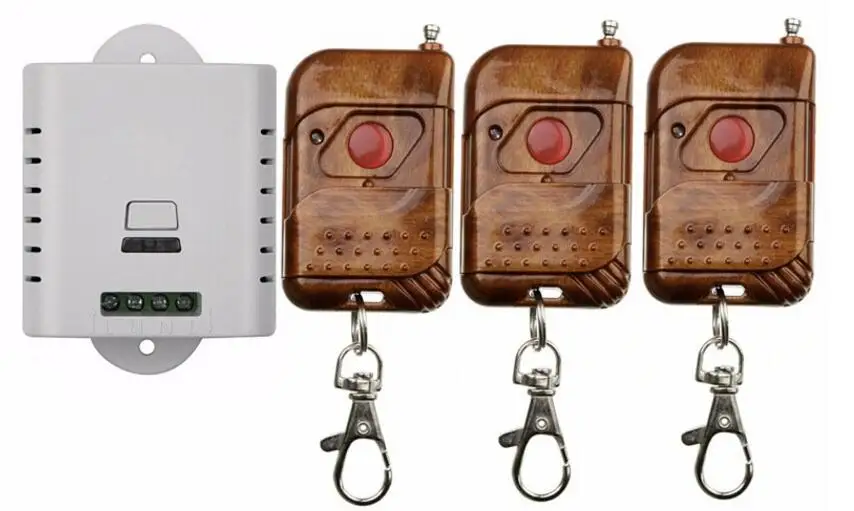 

2016 new AC 85v 110v 120v 220v wireless remote control switch with manual button 1 receiver +3 transmitter smart home