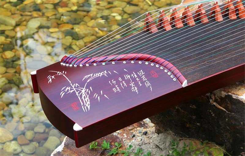 Имитация палисандра Китай guzheng дети Профессиональный 125 см маленький мини guzheng музыкальный инструмент zither с полными аксессуарами