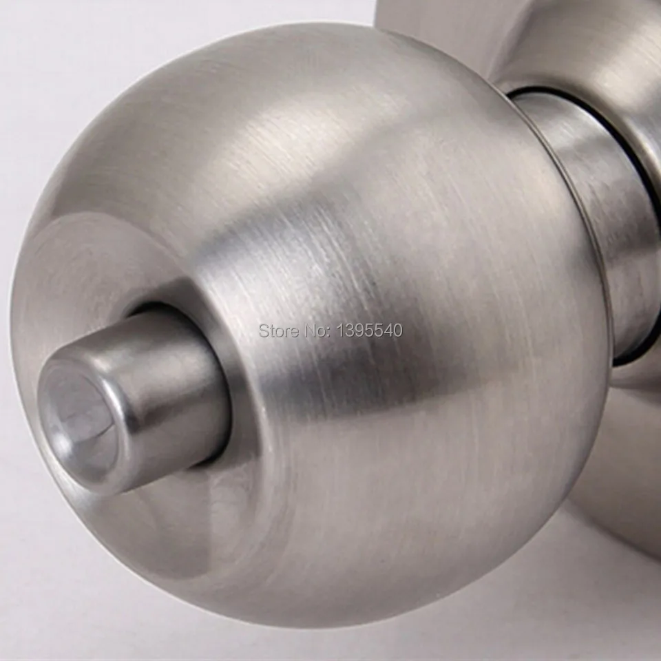 New Indoor Door Lock Cylindrical Ball Lock With Key Bedroom