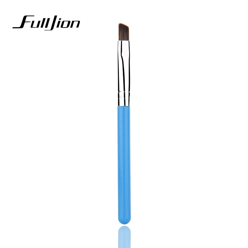 Fulljion 5 шт. профессиональные синие розовые кисти для макияжа набор косметических теней для век Пудра Pinceis Инструменты для укладки макияжа набор кистей с сумкой