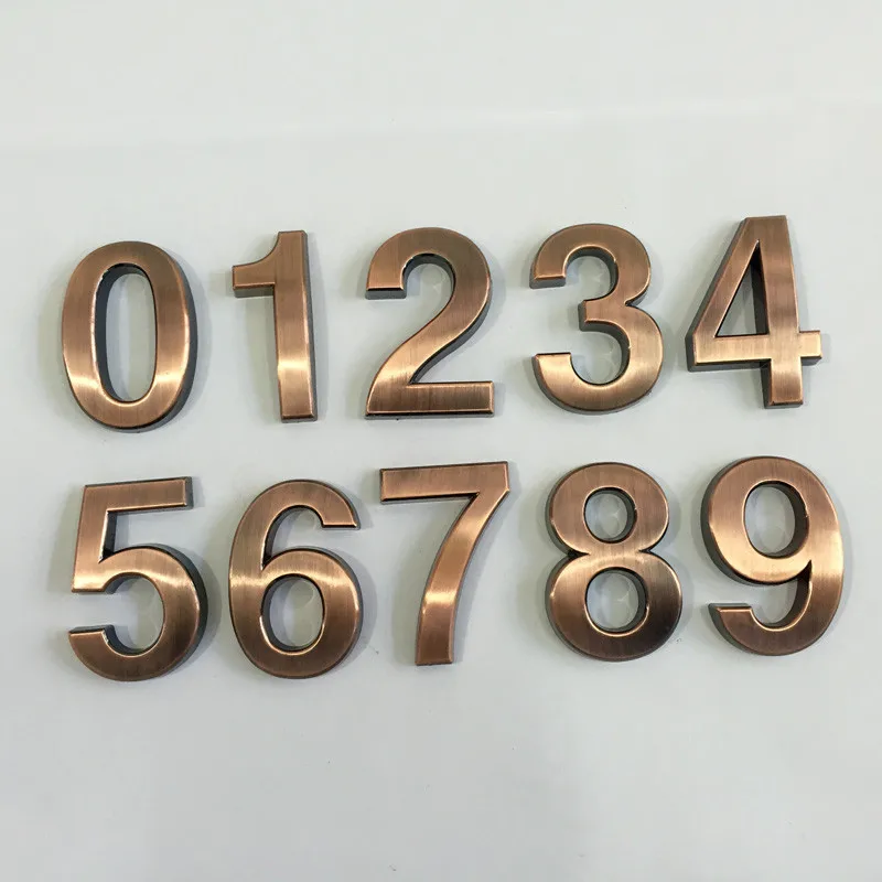 1PCS 0 9 Antique Drawing House Numbers 70*48*8mm Plastic ABS Hotel z 1 ... - 1PCS 0 9 Antique Drawing House Numbers 70*48*8mm Plastic ABS Hotel