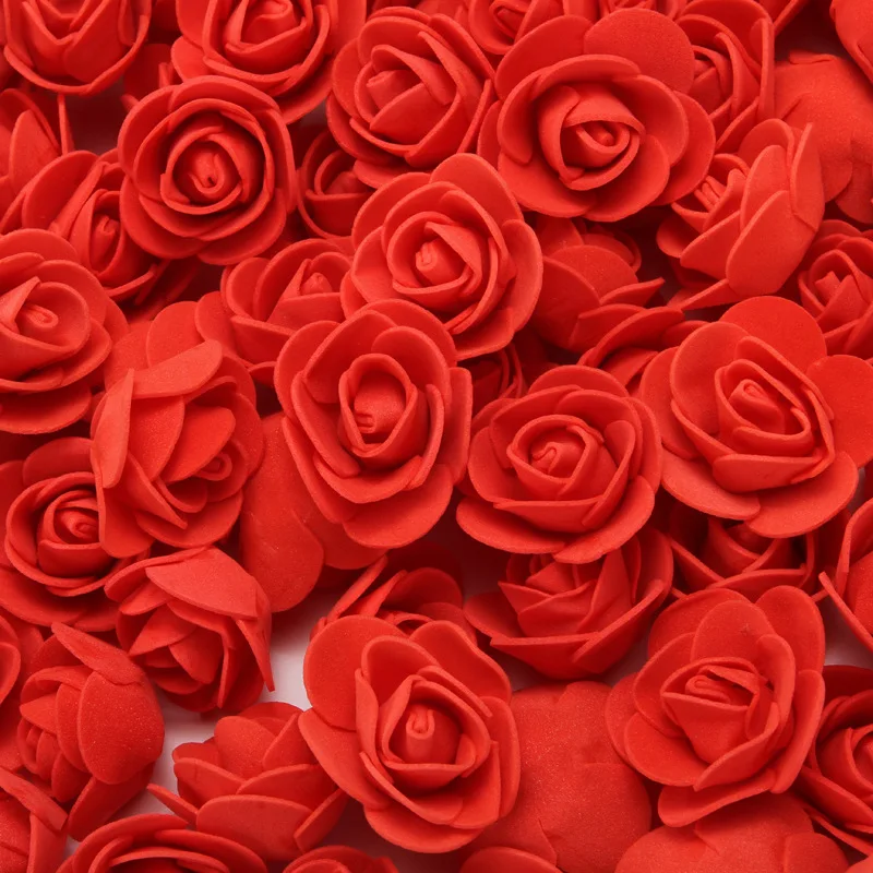 Поролоновые розы 500 шт 3,5 см искусственные поролоновые Цветочные головки DIY 20 см плюшевый мишка плесень PE Роза аксессуары в виде мишки Декор подарок на день Святого Валентина