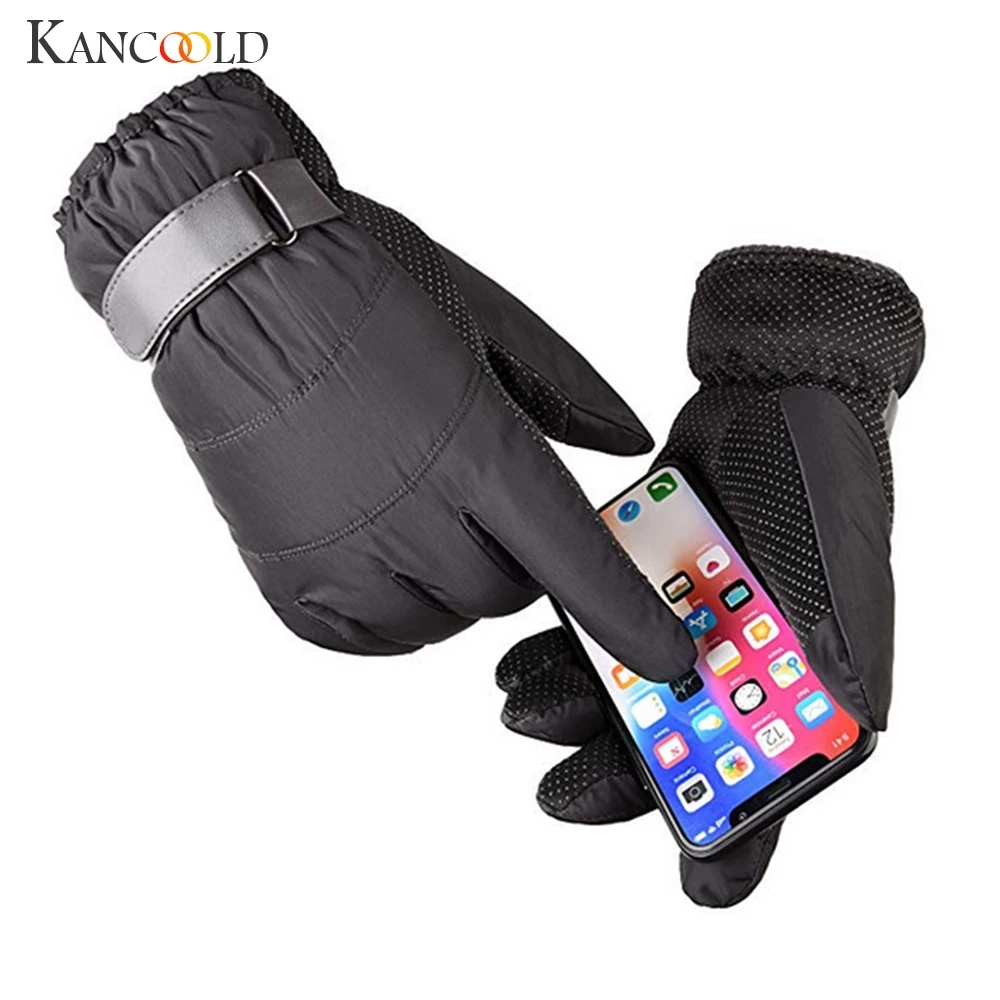 Перчатки KANCOOLD зимние уличные ветрозащитные перчатки для катания на лыжах теплые