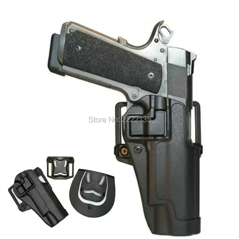 

Tactical CQC Right Hand Military Colt 1911 M1911 Belt Holster with Platform For Hunting