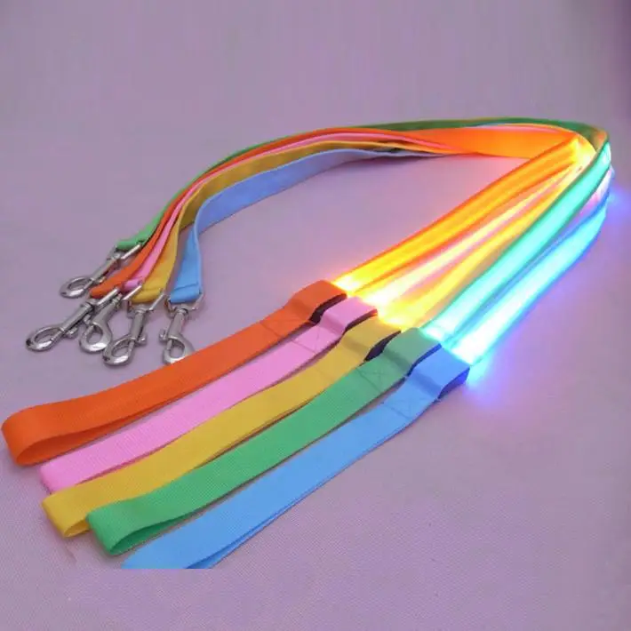 Buy LED Pet Cat Dog LED Leash Safety Glow Leash