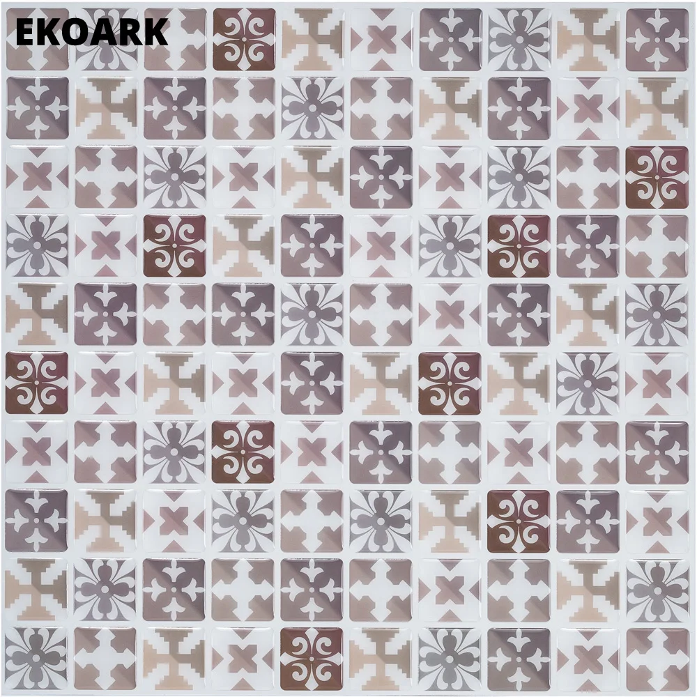 6 упак./лот 25 4*25 4 см 3D стены Стикеры самоклеющиеся s muraux для декора стен