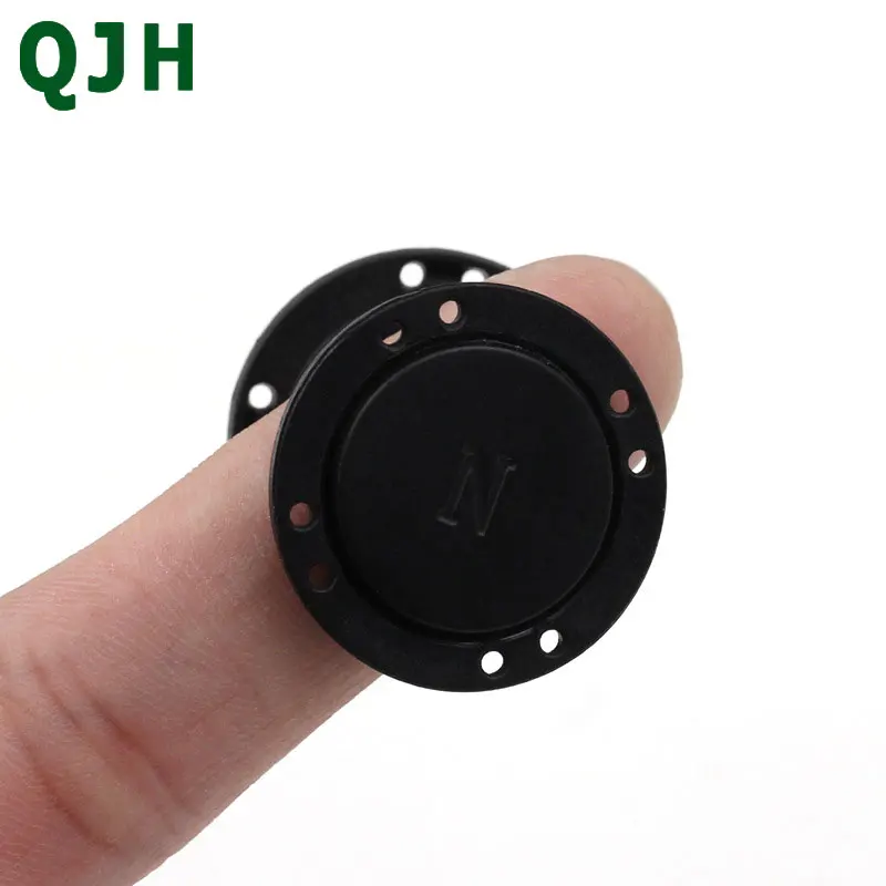 

New Black&white Invisible Magnetic Snaps Button PVC Plastic Edging Magnet Buckle 18mm/22mm/26mm DIY Sewing Garment Accessories