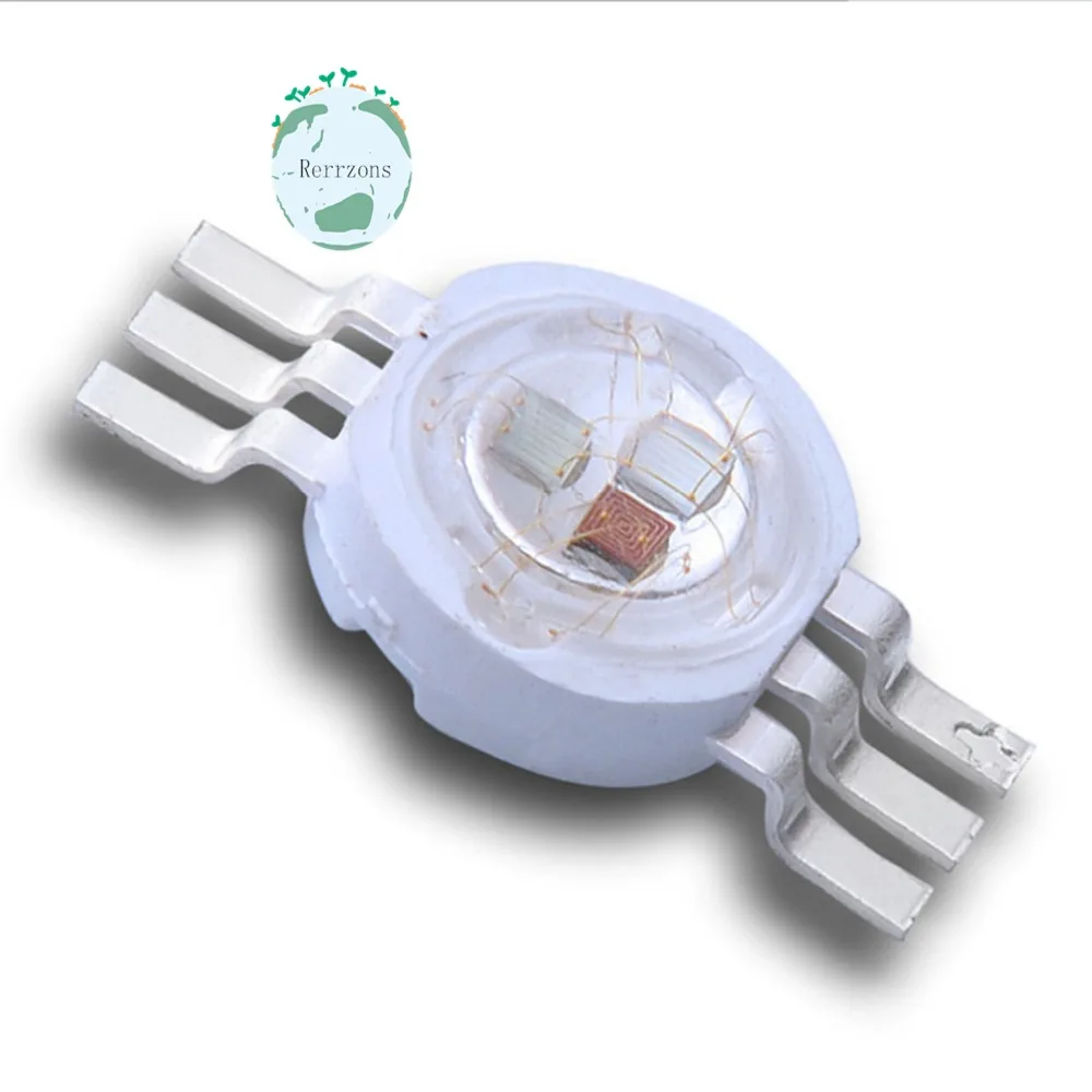 

Full color 6 Pin rgb high power led lamp beads 30mil red green blue 3 core colorful LED light emitting diode