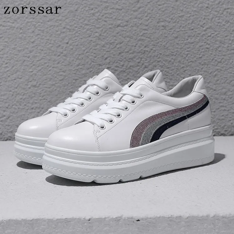 

Fashion Platform Sneakers New Autumn Women Shoes For Woman Casual Shoes Platform Flats Female Leisure Women White Sneakers