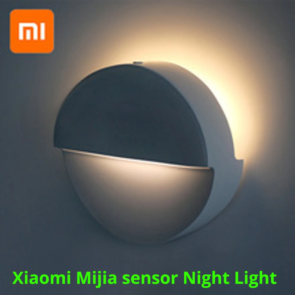 100% Xiaomi Mijia Bluetooth ночной Светильник СВЕТОДИОДНЫЙ индукционный умный инфракрасный