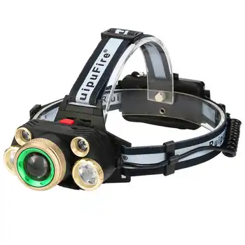 

Reipufire 30000LM 4 Modes 5x XM-L T6 powerful led flashlight USB Adjustable Focus Headlamp HeadLight lanterna led bike #3o6
