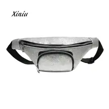 Для женщин Грудь сумка Мода блестками кожа Crossbody Сумка Женский Высокое качество плечо грудь телефон мешок денег