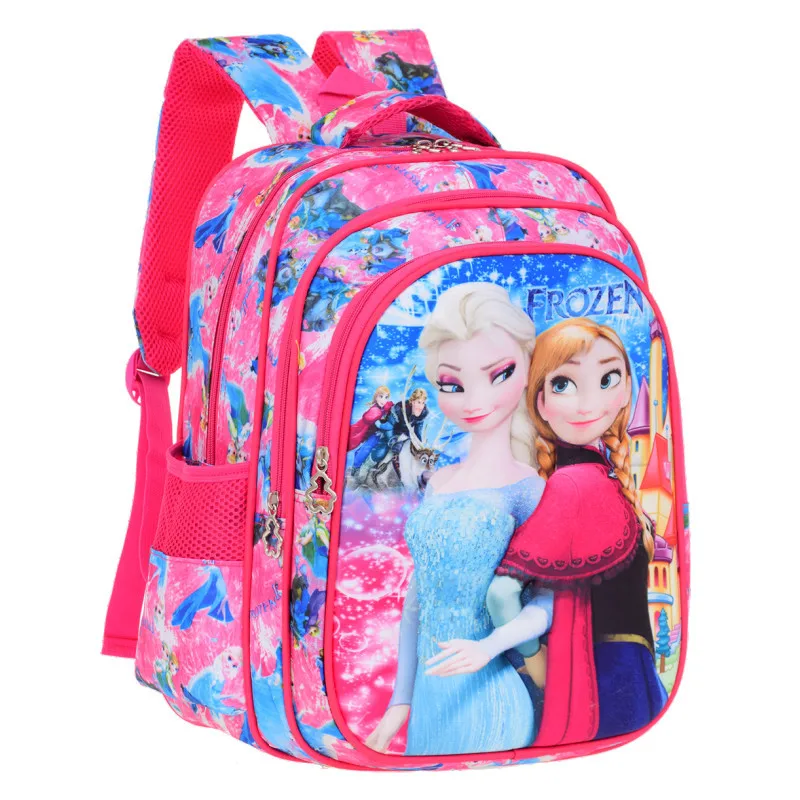 Disney рюкзак Замороженная Принцесса сумка для начальной школы 3d мультфильм детский школьный детский сад маленький рюкзак