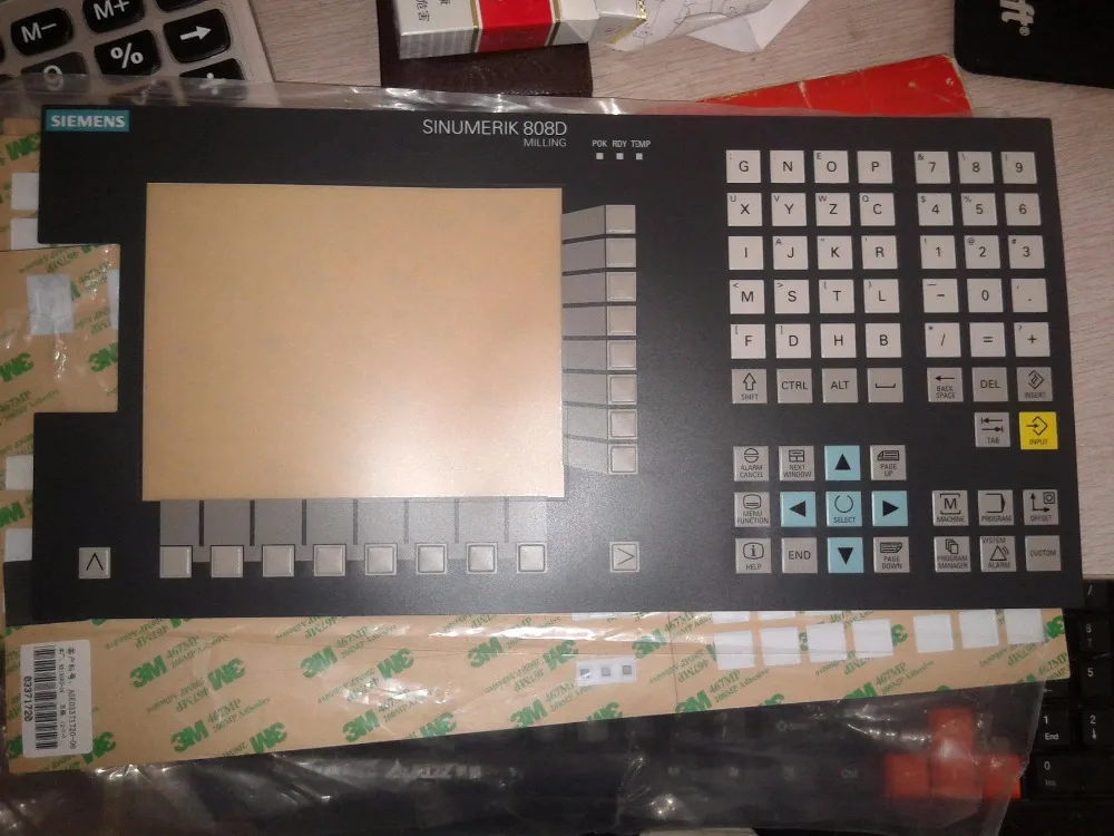 New Membrane Keypad for 6FC5370-2AM03-0AA0 SINUMERIK 808D Repair, Have in stock New Membrane Keypad for 6FC5370-2AM03-0AA0 SINUMERIK 808D Repair, Have in stock