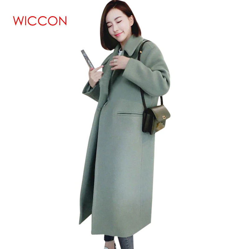 Winter woman coat female 2018 long thick jacket double-faced woolen windbreaker women's thin overcoat cashmere coat women