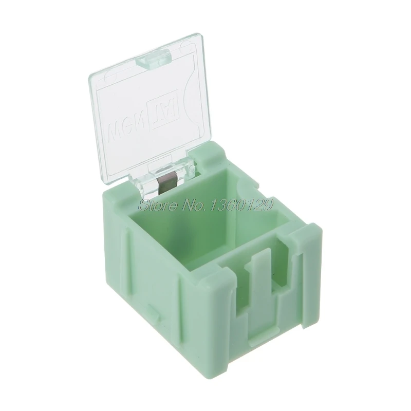 50 unids/set SMD SMT componente electrónico contenedor Mini cajas de almacenamiento kit 50 unids/set SMD SMT componente electrónico contenedor Mini cajas de almacenamiento kit