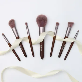 

Make up brushes set professional 7PCS Wooden Foundation Concealer Brushes Eyebrow Eyeshadow Brush Makeup Brush Tools Y527