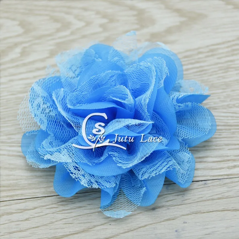 3.75'' chiffon lace flower  (13)
