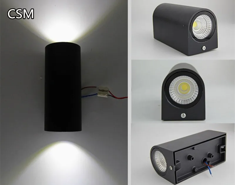 LED Simple Double Wall Outdoor COB Waterproof Courtyard